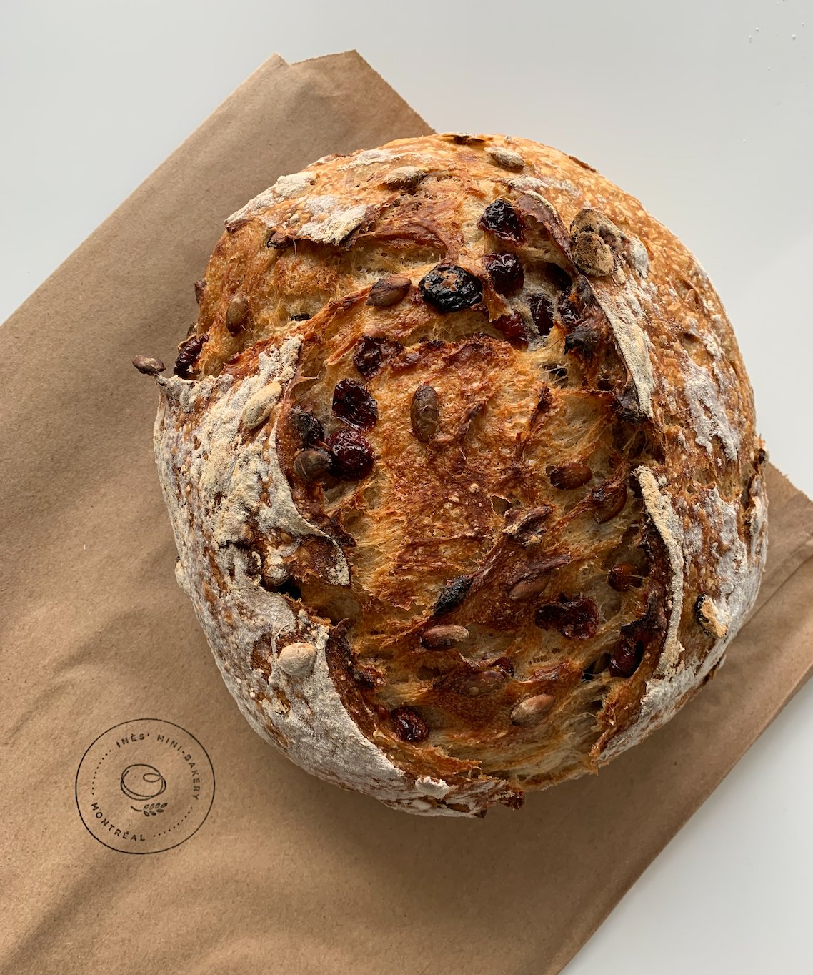 Cranberry Pumpkin Sourdough